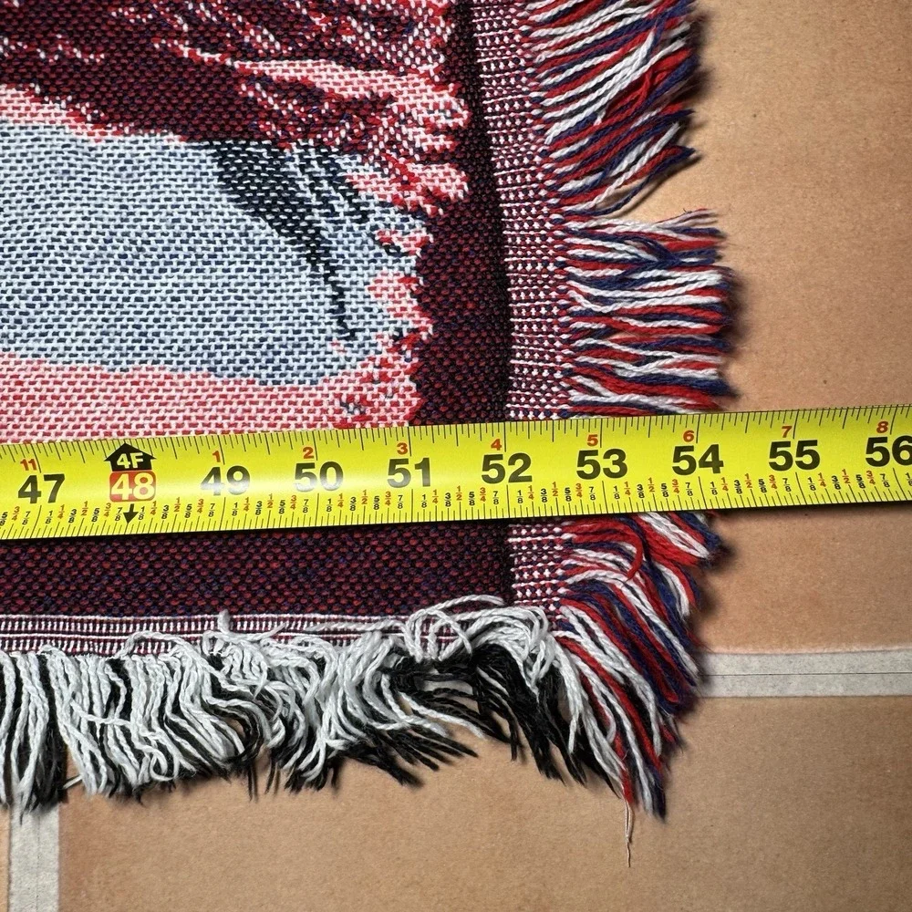 American Flag Vintage Tapestry Throw Blanket Patriotic USA Northwest Company - Picture 14 of 14